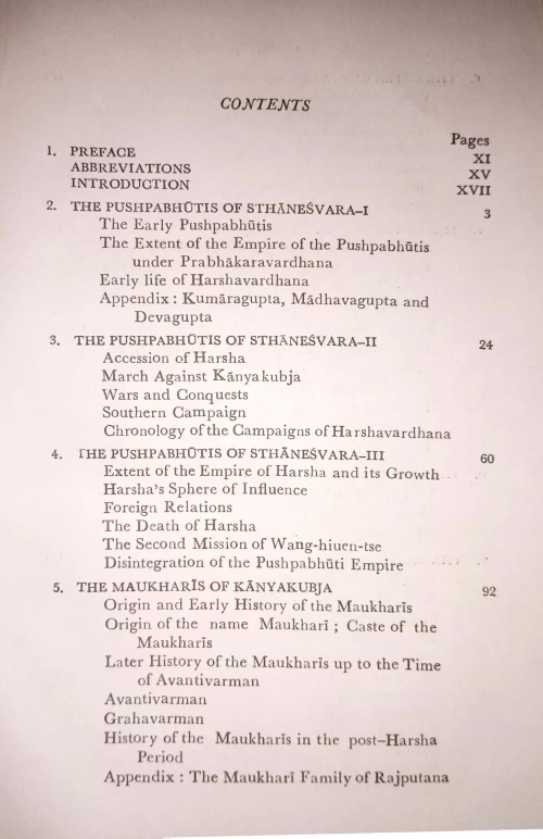 Harsha and His Times Glimpses of Political History during the Seventh Century